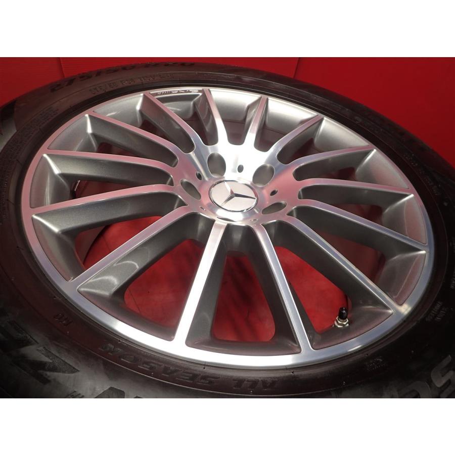 ベンツGクラス純正　シルバー 5スポーク ホイール ブリヂストンタイヤセット ベンツGクラス純正 シルバー 5スポーク ホイール ブリヂストン