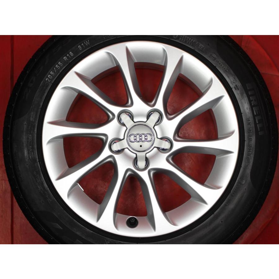 アウディ A3 8V 純正 6.5J 16インチ PCD112 5穴 +46 ハブ57 ピレリ
