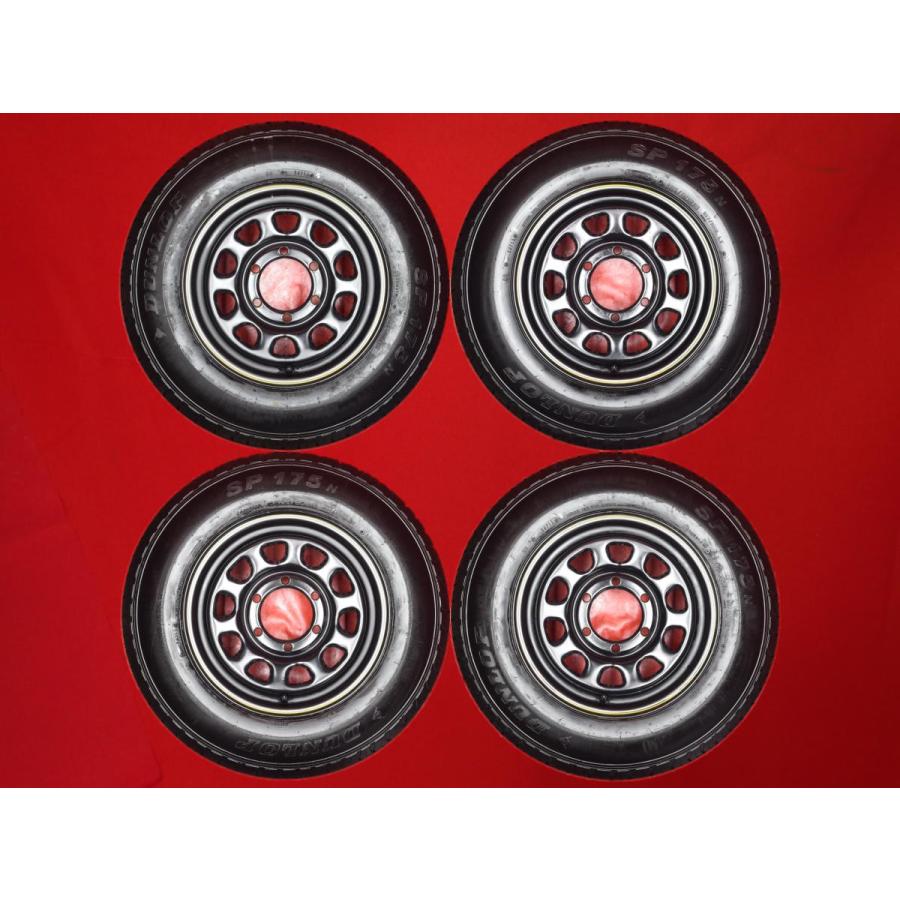 US デイトナ 7J×15 PCD100 4穴 195/65R15 プロボックス 深リム 森田  