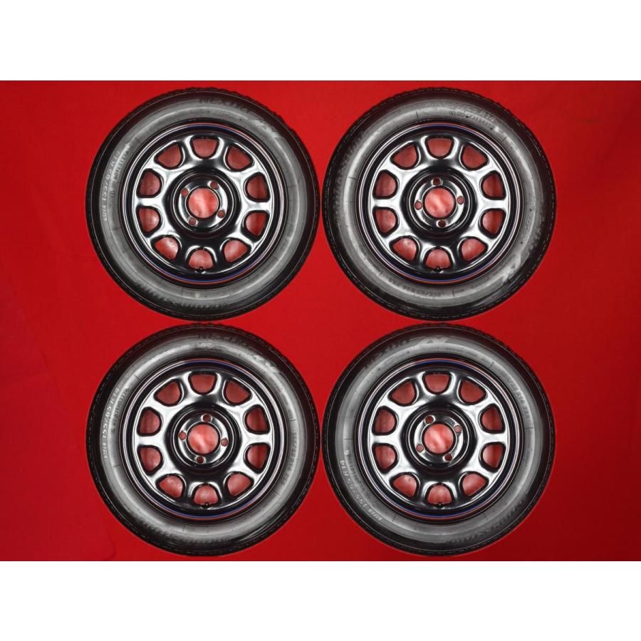 メーカー不明 Daytona タイプ スチールホイール 4.5J 14インチ PCD100 