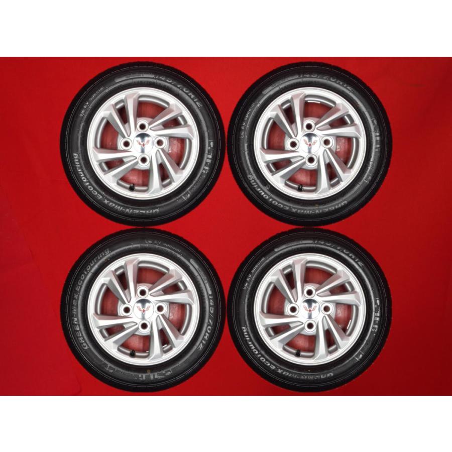 上汽通用五菱 宏光MINI EV 純正 4.5J 12インチ PCD100 4穴 +40 ハブ60 
