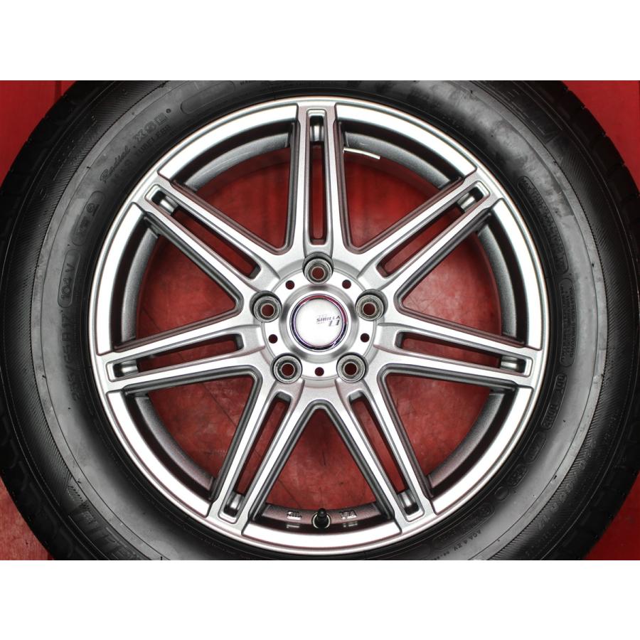 新品同様 タイヤ付 SIBILLA NEXT Z-7 7J 17インチ PCD114.3 5穴 +38 