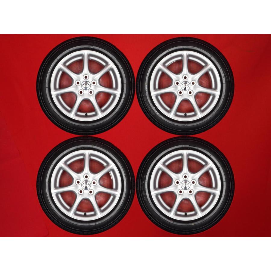 新品同様 タイヤ付 エスティマ 50系 アエラス 純正 7J 17インチ PCD114