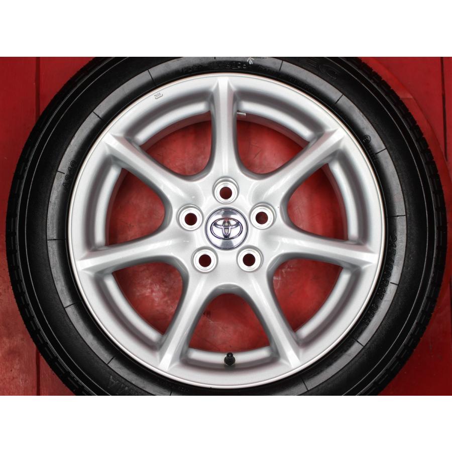 新品同様 タイヤ付 エスティマ 50系 アエラス 純正 7J 17インチ PCD114