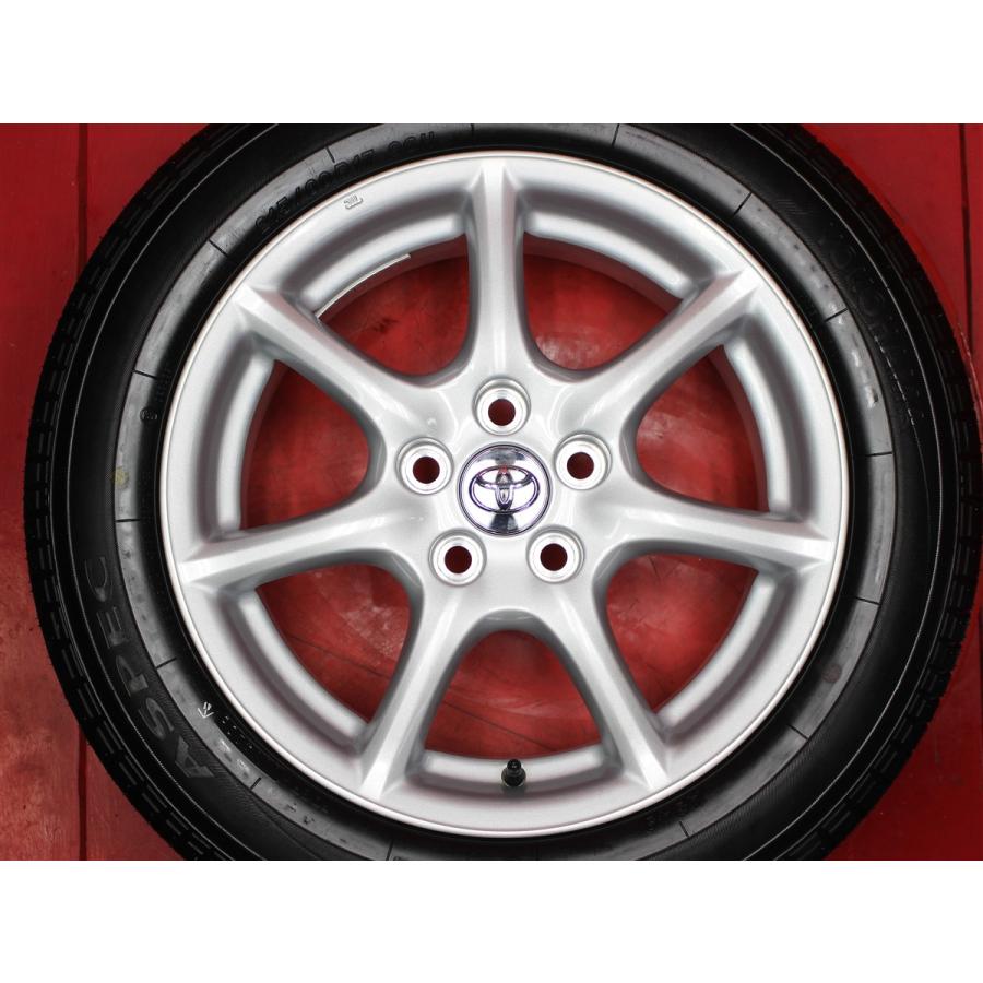 新品同様 タイヤ付 エスティマ 50系 アエラス 純正 7J 17インチ PCD114
