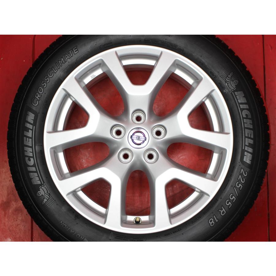 オールシーズン タイヤ付 エクストレイル T31 純正 7J 18インチ PCD114