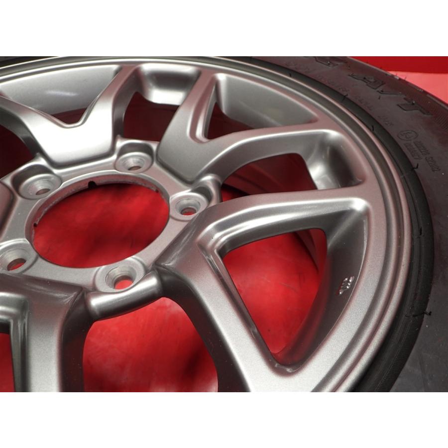 タイヤ付 ジムニー JB64W 純正 5.5J 16インチ PCD139.7 6穴 +22 ハブ径110 ブリヂストン デューラー A/T001 175/80R16 7.5分山 tw16_11