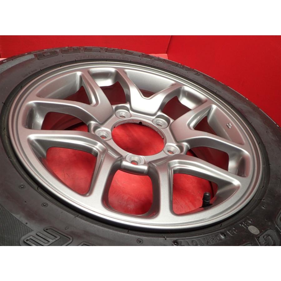 タイヤ付 ジムニー JB64W 純正 5.5J 16インチ PCD139.7 6穴 +22 ハブ径110 ブリヂストン デューラー A/T001 175/80R16 7.5分山 tw16_8
