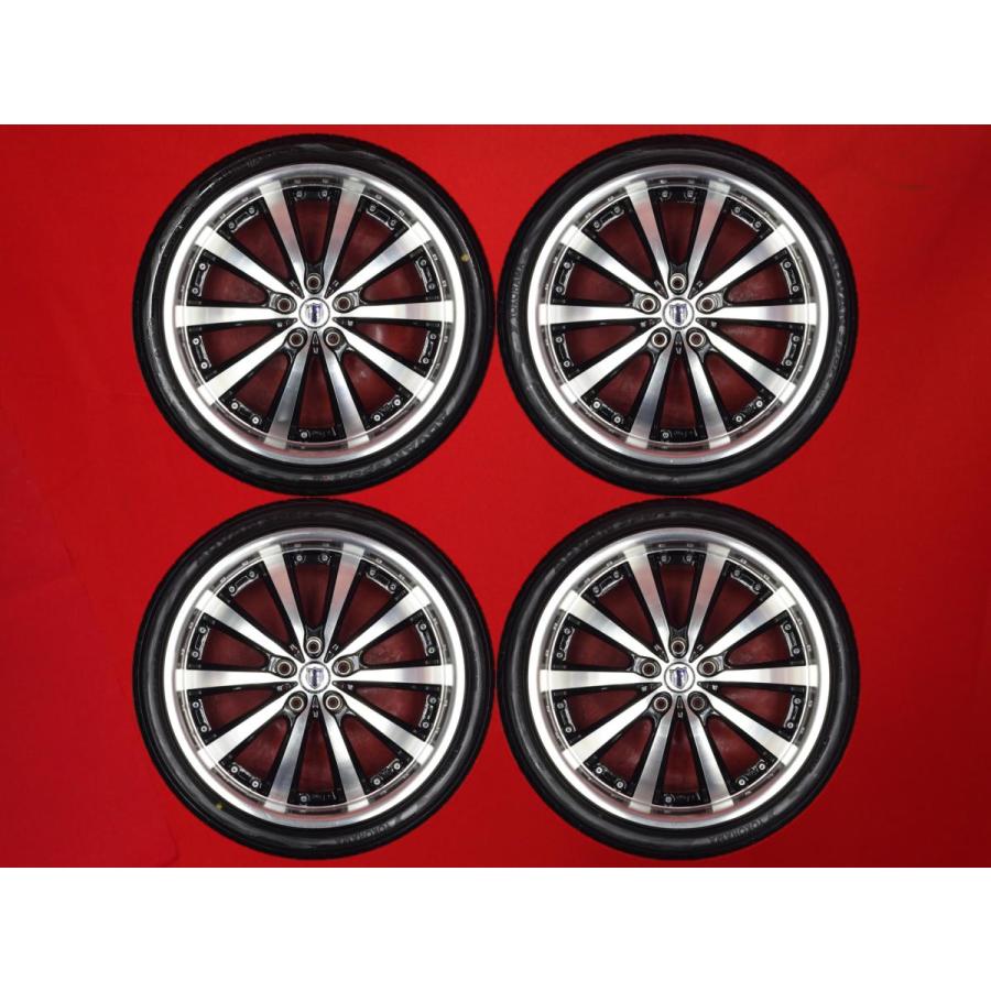 良山 タイヤ付 シュタイナー VS5 8J 19インチ PCD114.3 5穴 +38 ハブ73