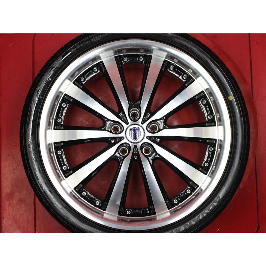 良山 タイヤ付 シュタイナー VS5 8J 19インチ PCD114.3 5穴 +38 ハブ73