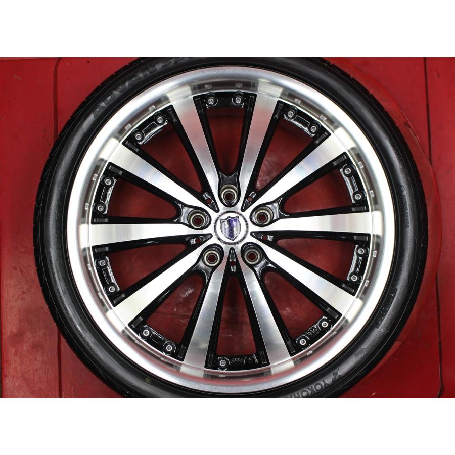良山 タイヤ付 シュタイナー VS5 8J 19インチ PCD114.3 5穴 +38 ハブ73