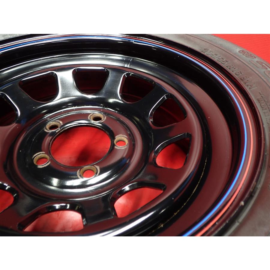 希少サイズ Daytona デイトナ 黒鉄チン 7J 16インチ PCD114.3 5穴 +12 