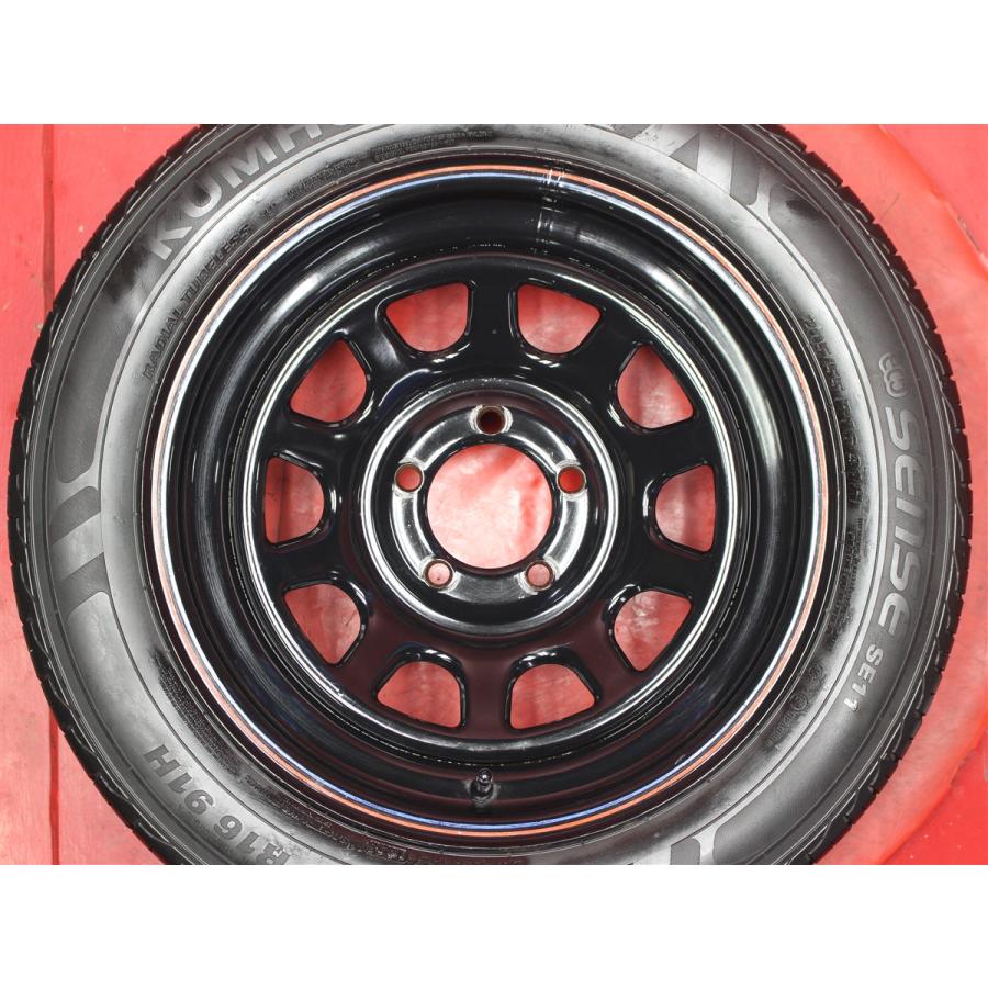 希少サイズ Daytona デイトナ 黒鉄チン 7J 16インチ PCD114.3 5穴 +12