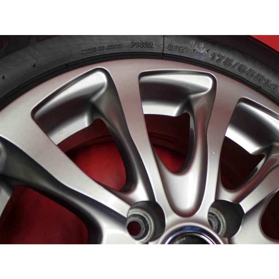 高級 タイヤ付 バルミナ BALMINUM TR10 5.5J 14インチ PCD100 4穴 +39
