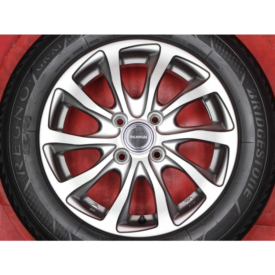 高級 タイヤ付 バルミナ BALMINUM TR10 5.5J 14インチ PCD100 4穴 +39