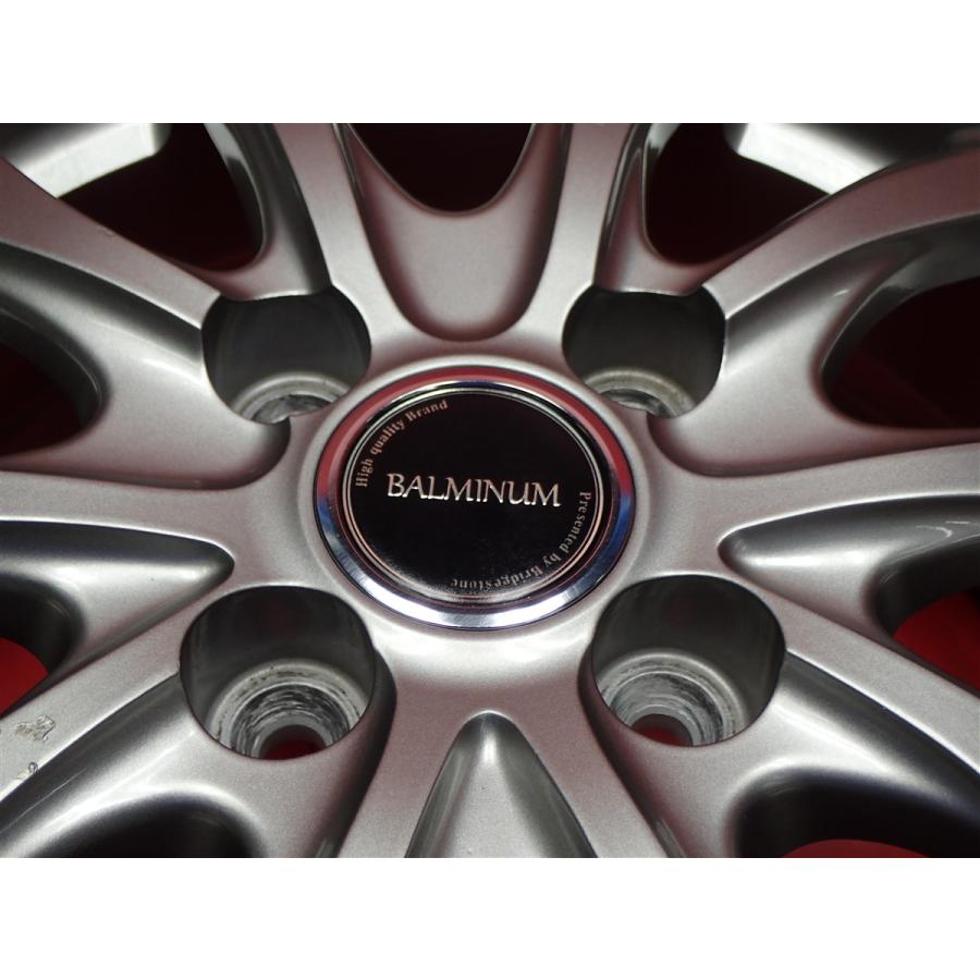 高級 タイヤ付 バルミナ BALMINUM TR10 5.5J 14インチ PCD100 4穴 +39 