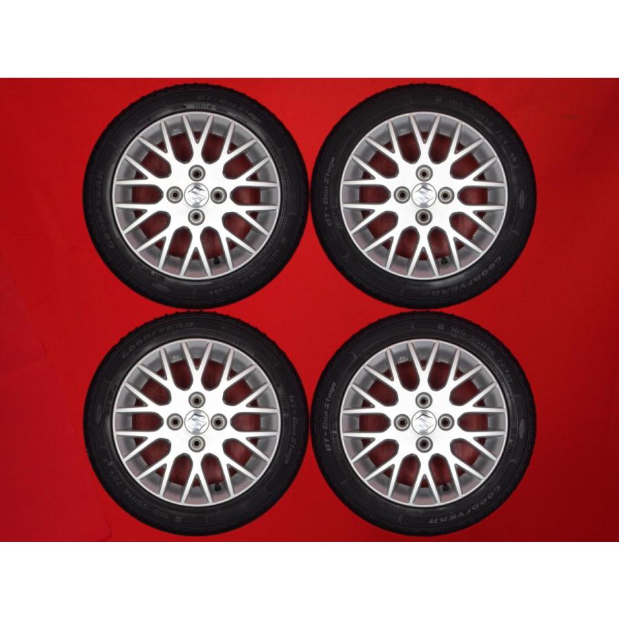 パレットsw タイヤ付 MRワゴン 純正 4.5J 14インチ PCD100 4穴 +50 ハブ54