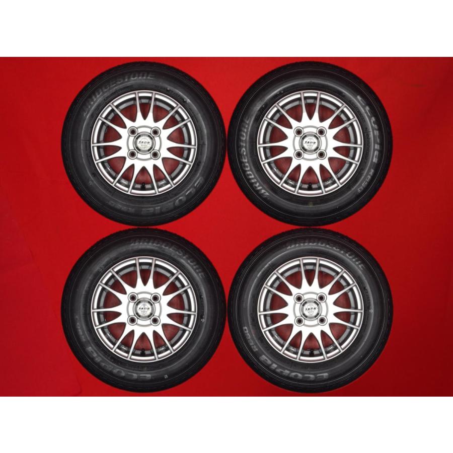 タイヤ付 ZACK JP-104 4J 12インチ PCD100 4穴 +42 ハブ67