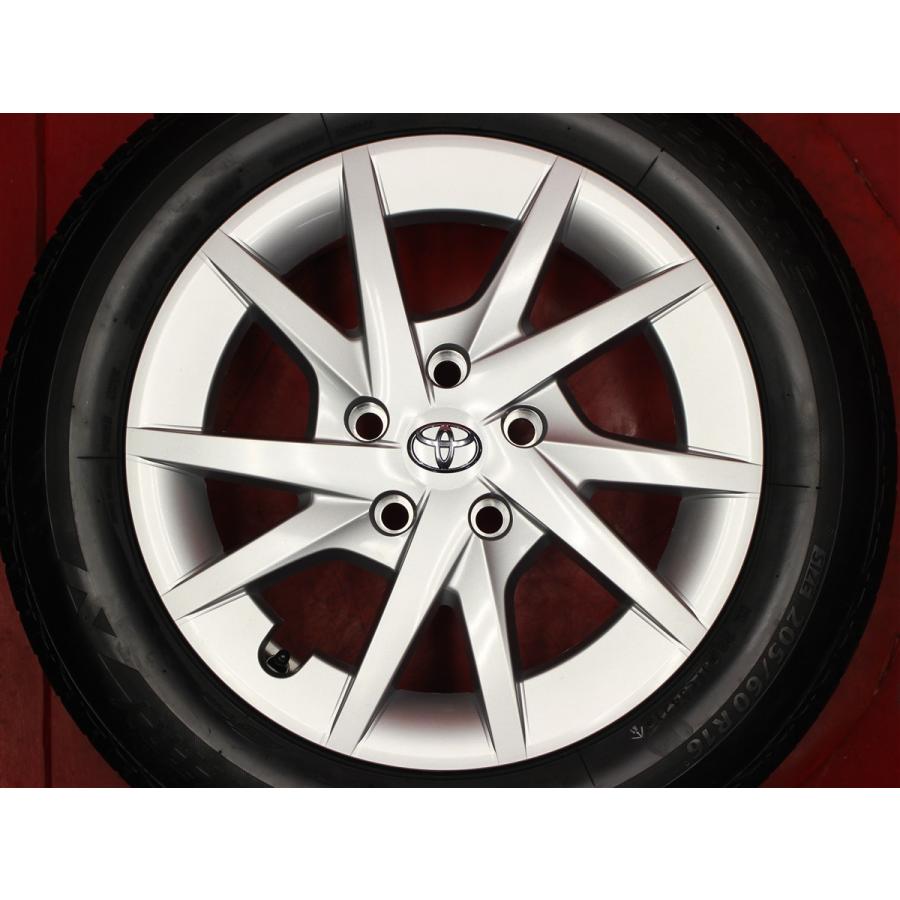 良山 タイヤ付 プリウスα 純正 6.5J 16インチ PCD114.3 5穴 +39 ハブ60 