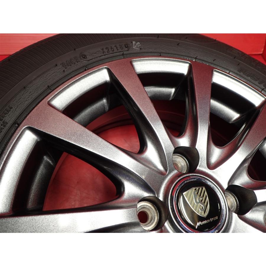 タイヤ付 EuroSpeed ユーロスピード G10 5.5J 14インチ PCD100 4穴 +38 ハブ67 ダンロップ エナセーブ C300+ 165/65R14 ルーミー 等へ tw14_10
