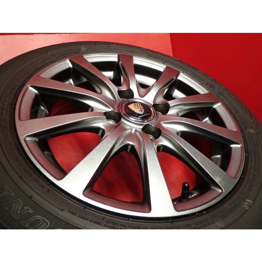タイヤ付 EuroSpeed ユーロスピード G10 5.5J 14インチ PCD100 4穴 +38 ハブ67 ダンロップ エナセーブ C300+ 165/65R14 ルーミー 等へ tw14_8