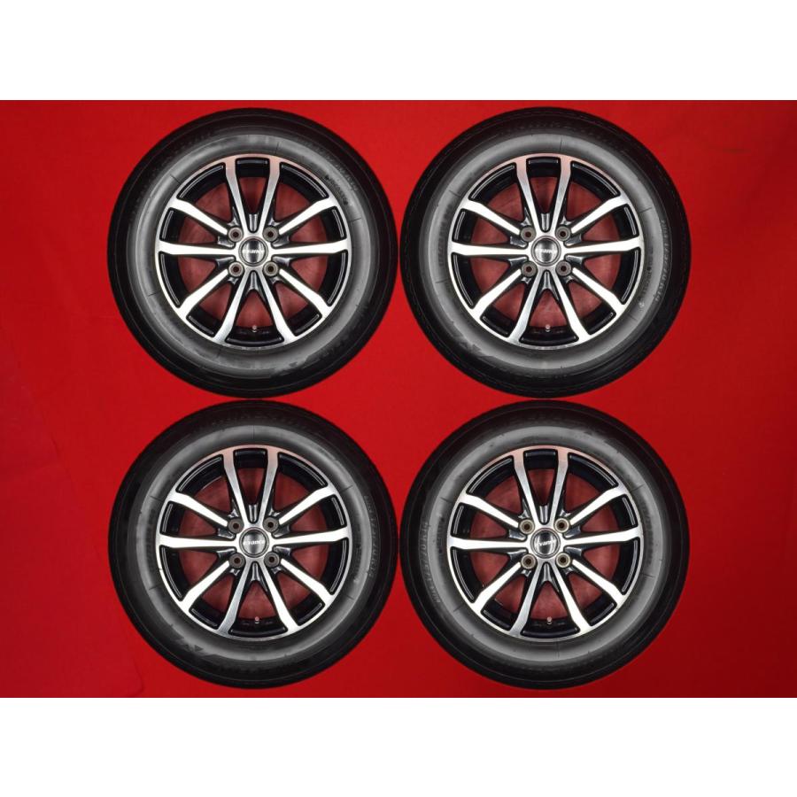 タイヤ付 e:vance HA1 5.5J 14インチ PCD100 4穴 +43 ハブ67