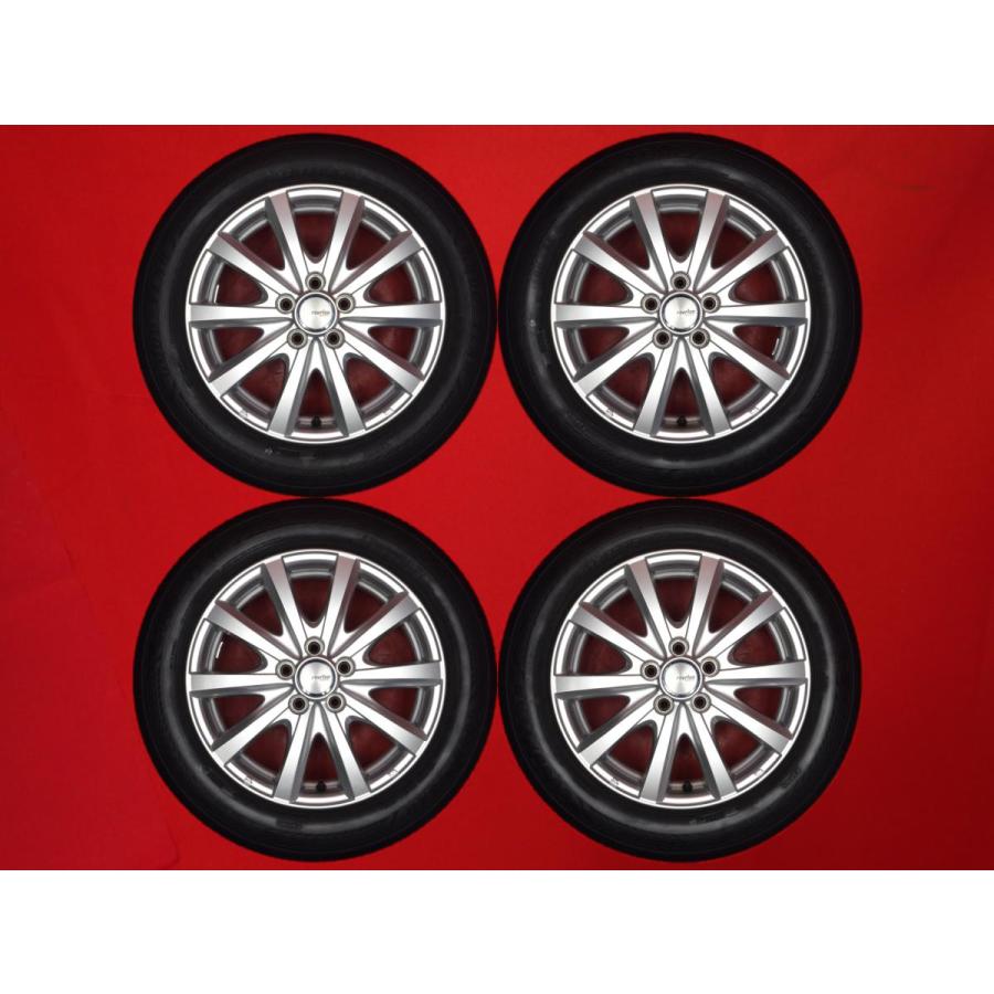 良山 タイヤ付 RAVRION RS01 6J 15インチ PCD100 5穴 +43 ハブ73 