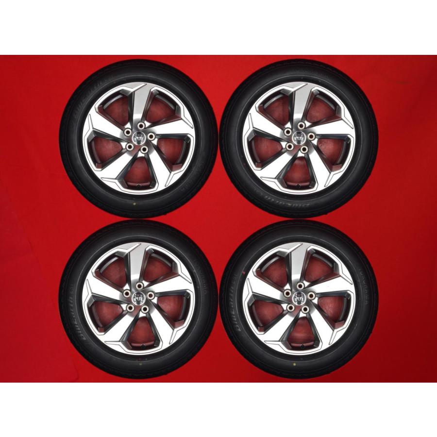 新品同様 タイヤ付 RAV4 50系 純正 7J 18インチ PCD114.3 5穴 +35 ハブ