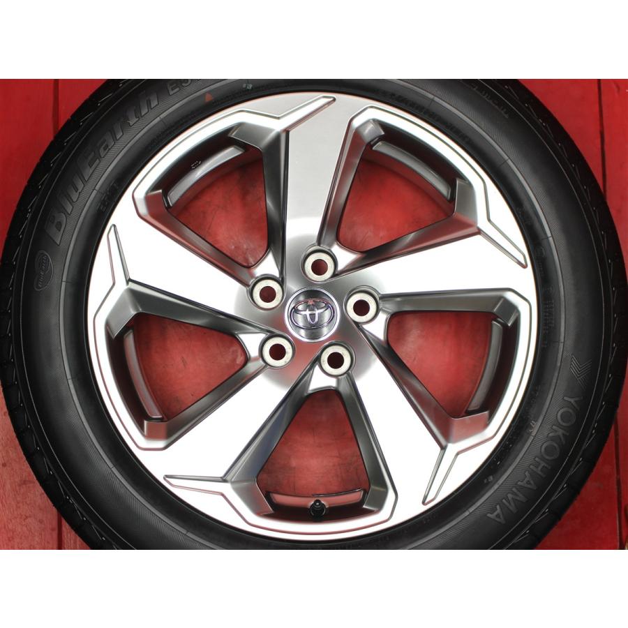新品同様 タイヤ付 RAV4 50系 純正 7J 18インチ PCD114.3 5穴 +35 ハブ