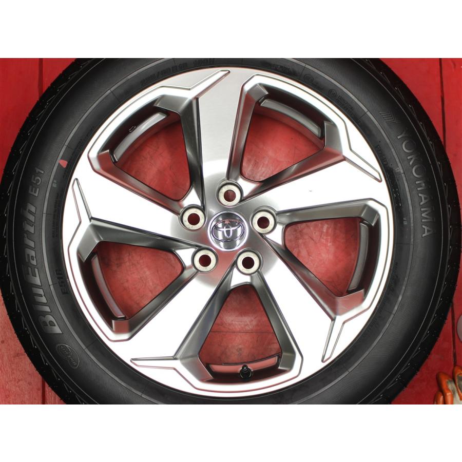新品同様 タイヤ付 RAV4 50系 純正 7J 18インチ PCD114.3 5穴 +35 ハブ