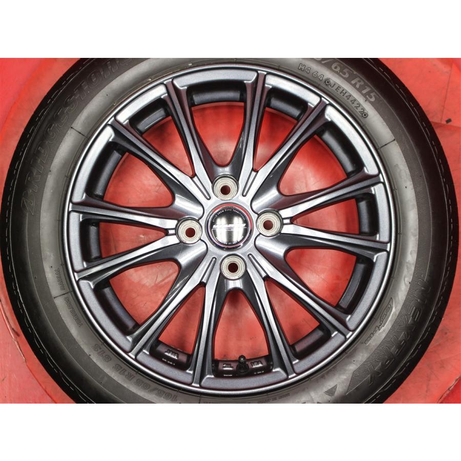 良山 タイヤ付 WAREN W05 4.5J 15インチ PCD100 4穴 +45 ハブ67 ブリヂストン ネクストリー 165/65R15 ソリオバンディット デリカD:2 tw15_2