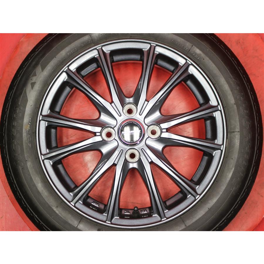 良山 タイヤ付 WAREN W05 4.5J 15インチ PCD100 4穴 +45 ハブ67 ブリヂストン ネクストリー 165/65R15 ソリオバンディット デリカD:2 tw15_4