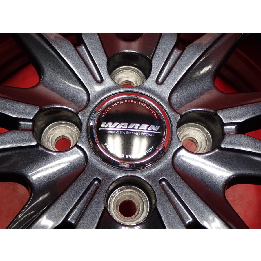 良山 タイヤ付 WAREN W05 4.5J 15インチ PCD100 4穴 +45 ハブ67 ブリヂストン ネクストリー 165/65R15 ソリオバンディット デリカD:2 tw15_7