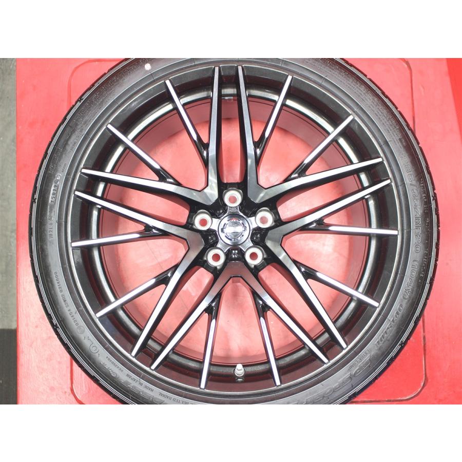 GT-R R35 純正 9.5/10.5J 20インチ PCD114.3 5穴 +45/+25 ハブ66