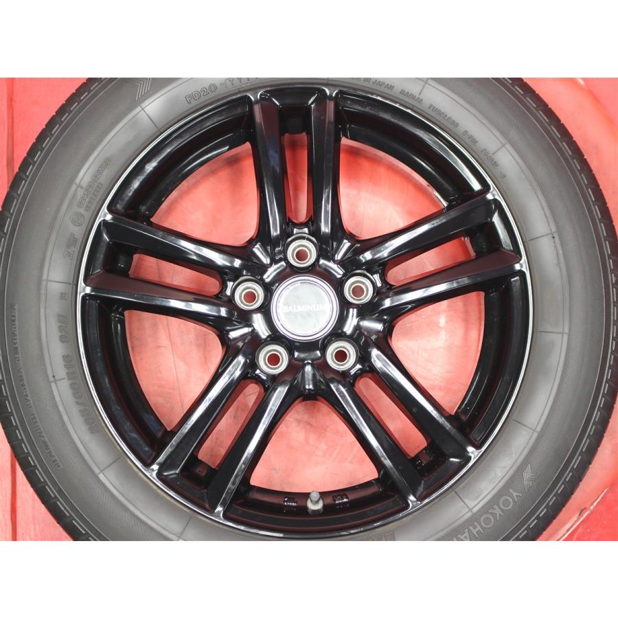 タイヤ付 BALMINUM S5 6.5J 16インチ PCD114.3 5穴 +38 ハブ73