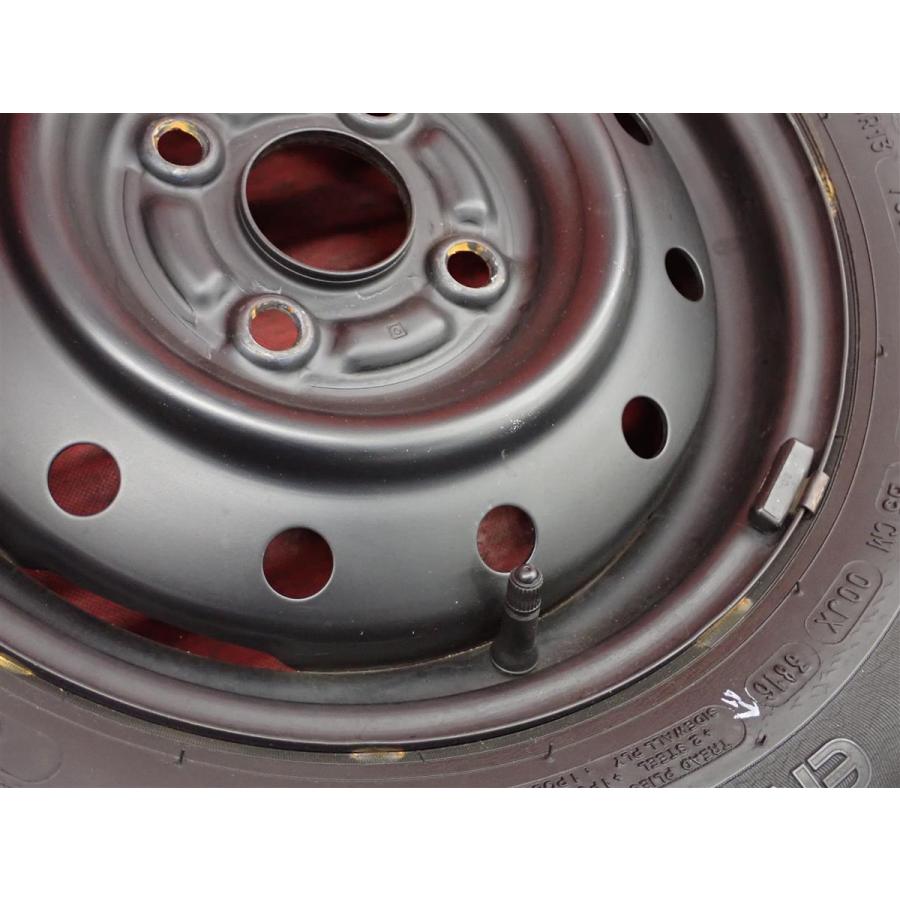 激安 単品1本】スズキ アルト HA25S系 純正 スチール 鉄ホイール [4.00 