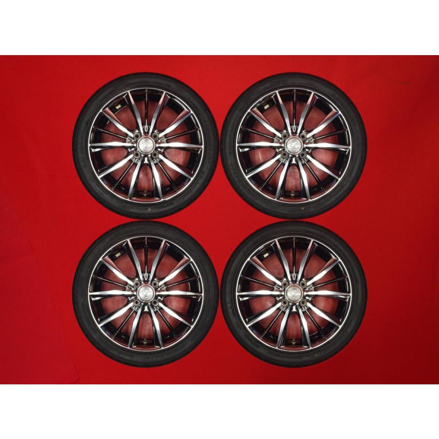 タイヤ付 4本 レオニス VX 5J 16インチ PCD100 4穴 +45 ハブ径Φ73
