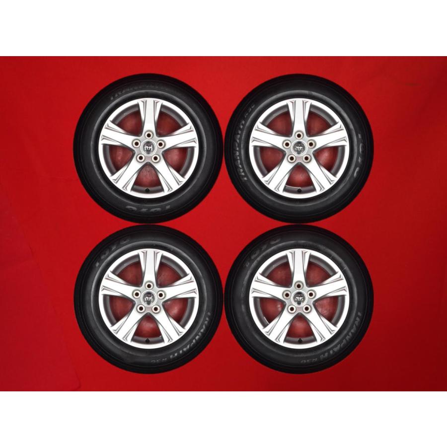 TOYO TRANPATH R30 215/65R16 16インチ 夏タイヤ 4本 バリ溝 アルファード ヴェルファイア エルグランド フォレスター等　(VTO860) タイヤ付 4本 アルファード/ヴェルファイア 30系 6.5J 16インチ PCD114