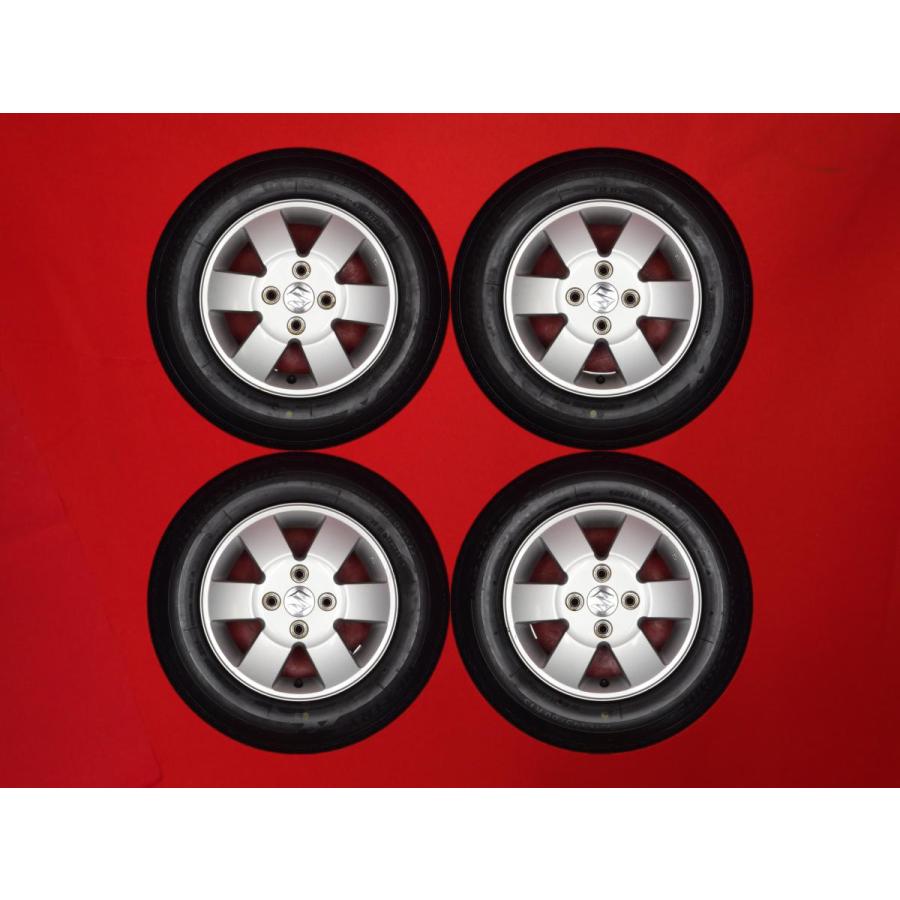 タイヤ付 4本 エブリイ 純正 6スポーク 4.5J 13インチ PCD100 4穴 +50