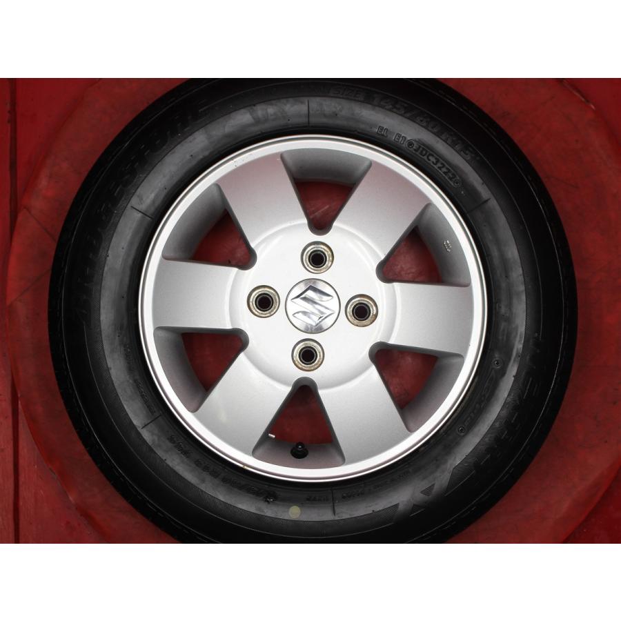 タイヤ付 4本 エブリイ 純正 6スポーク 4.5J 13インチ PCD100 4穴 +50