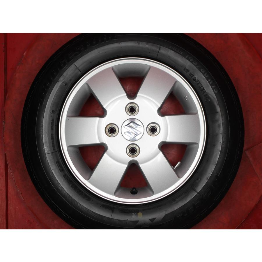 タイヤ付 4本 エブリイ 純正 6スポーク 4.5J 13インチ PCD100 4穴 +50