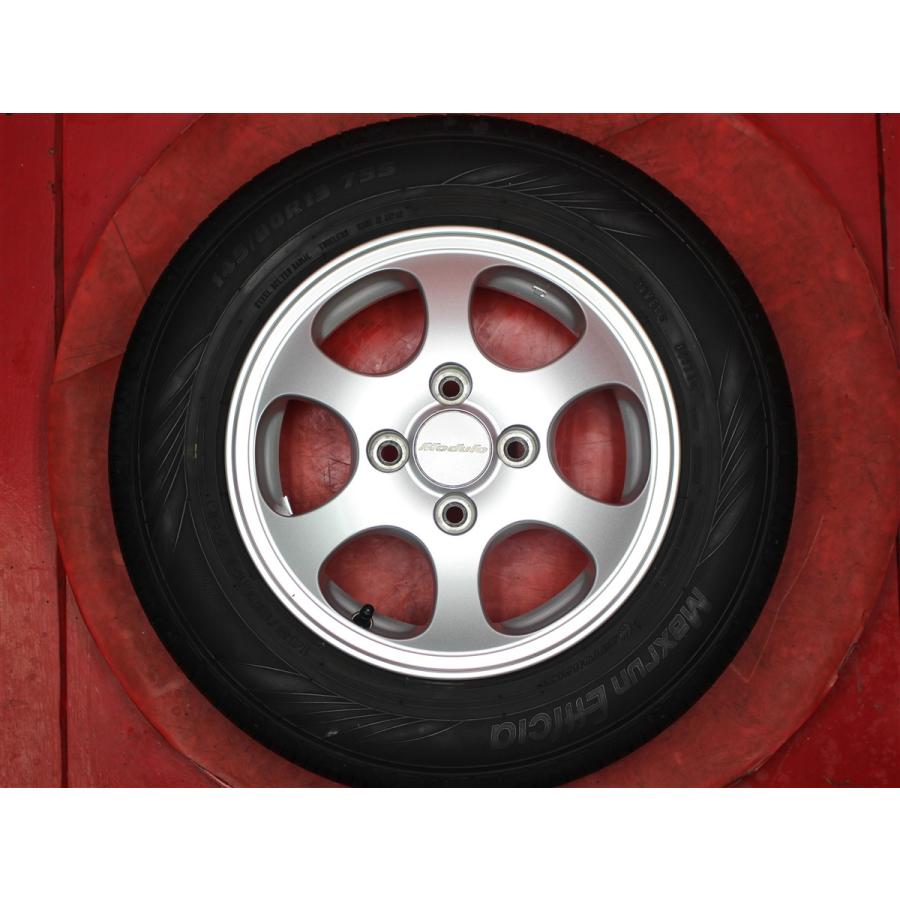 a*s様 ホンダ Modulo モデューロ 13インチホイール 4本 4穴 PC タイヤ付 4本 Modulo ME-001 4J 13インチ PCD100 4穴 +40 ハブ径Φ56