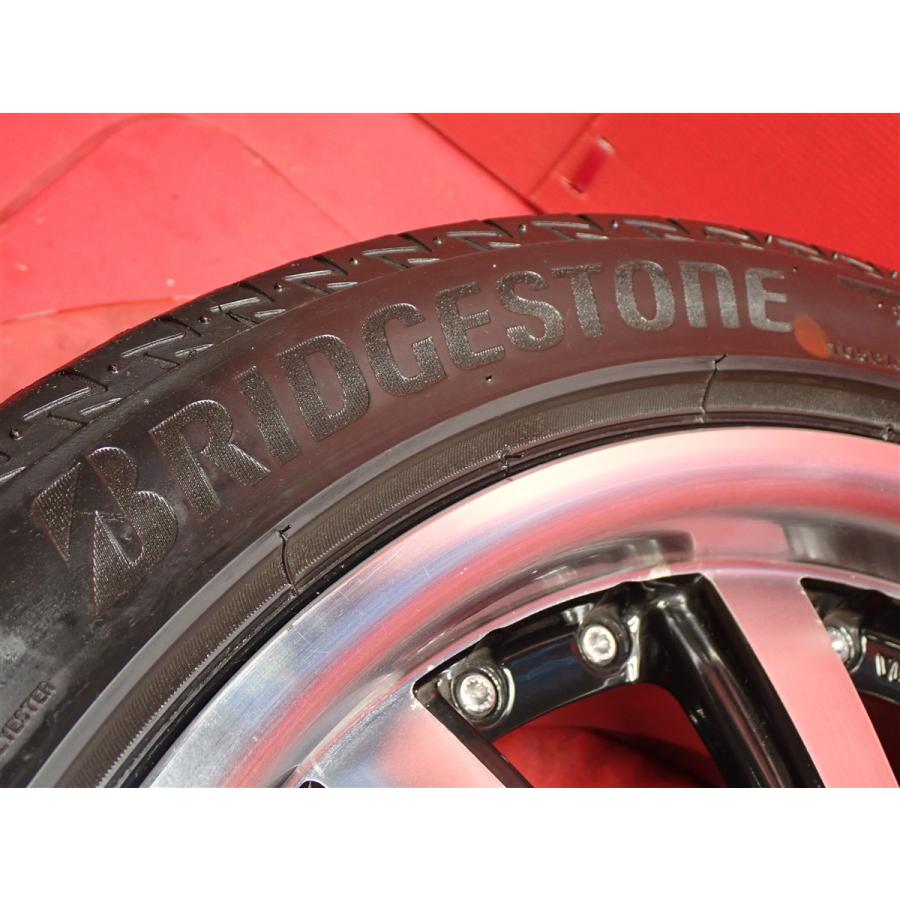 タイヤ付 4本 STEINER 8J 18インチ PCD114.3 5穴 +38 ハブ径Φ73 BS