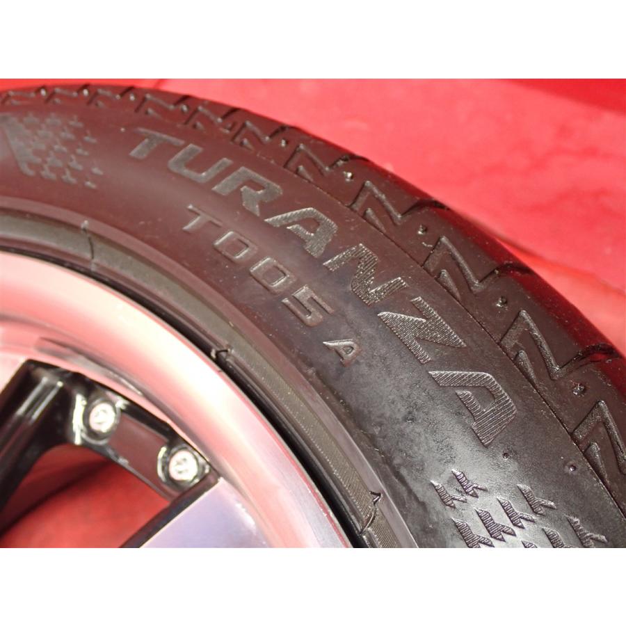 タイヤ付 4本 STEINER 8J 18インチ PCD114.3 5穴 +38 ハブ径Φ73 BS