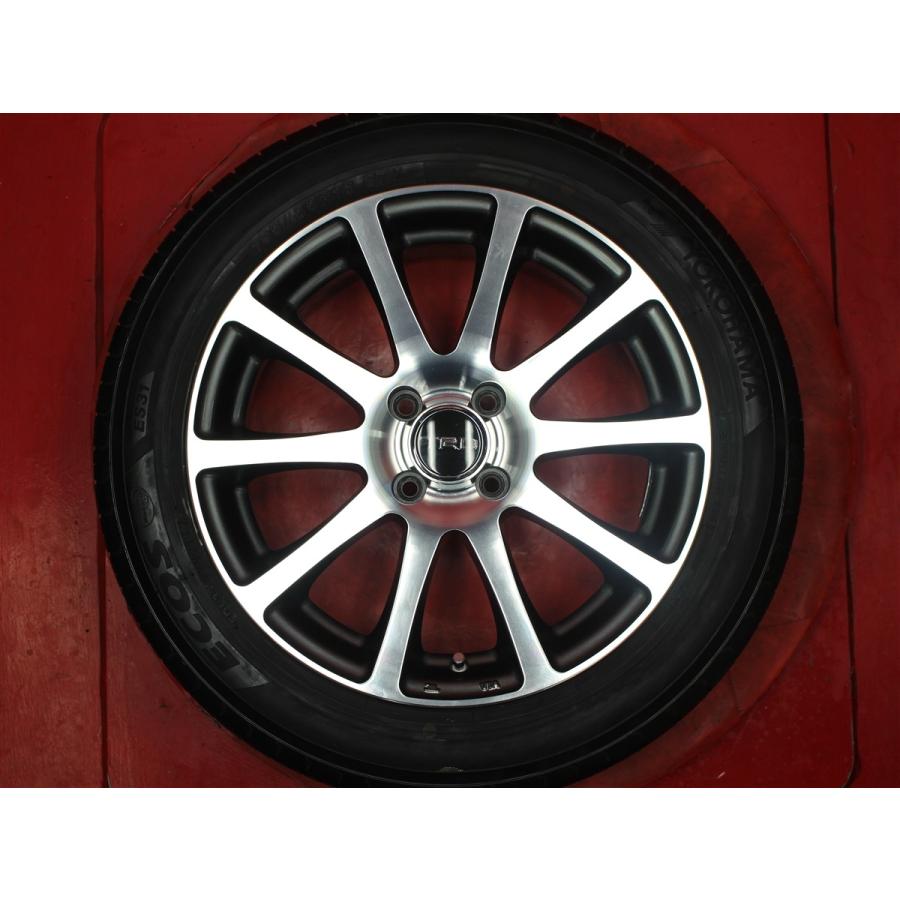 タイヤ付 4本 TRD TF2 6.5J 16インチ PCD100 4穴 +45 ハブ径Φ54 