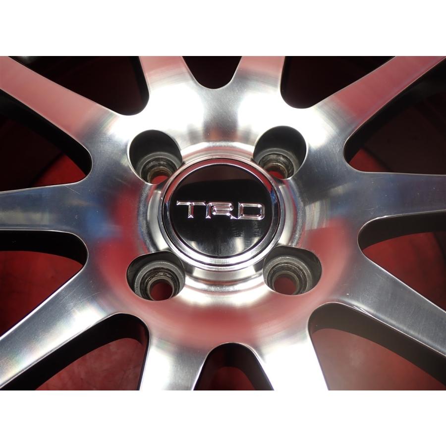 タイヤ付 4本 TRD TF2 6.5J 16インチ PCD100 4穴 +45 ハブ径Φ54 