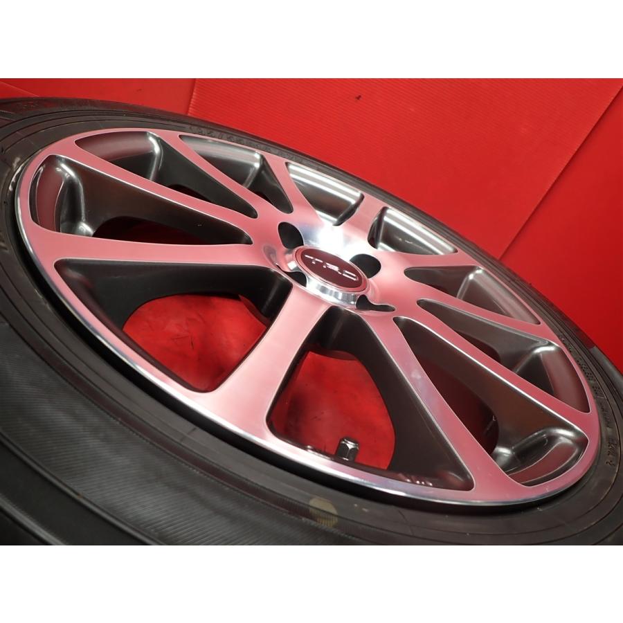 タイヤ付 4本 TRD TF2 6.5J 16インチ PCD100 4穴 +45 ハブ径Φ54 