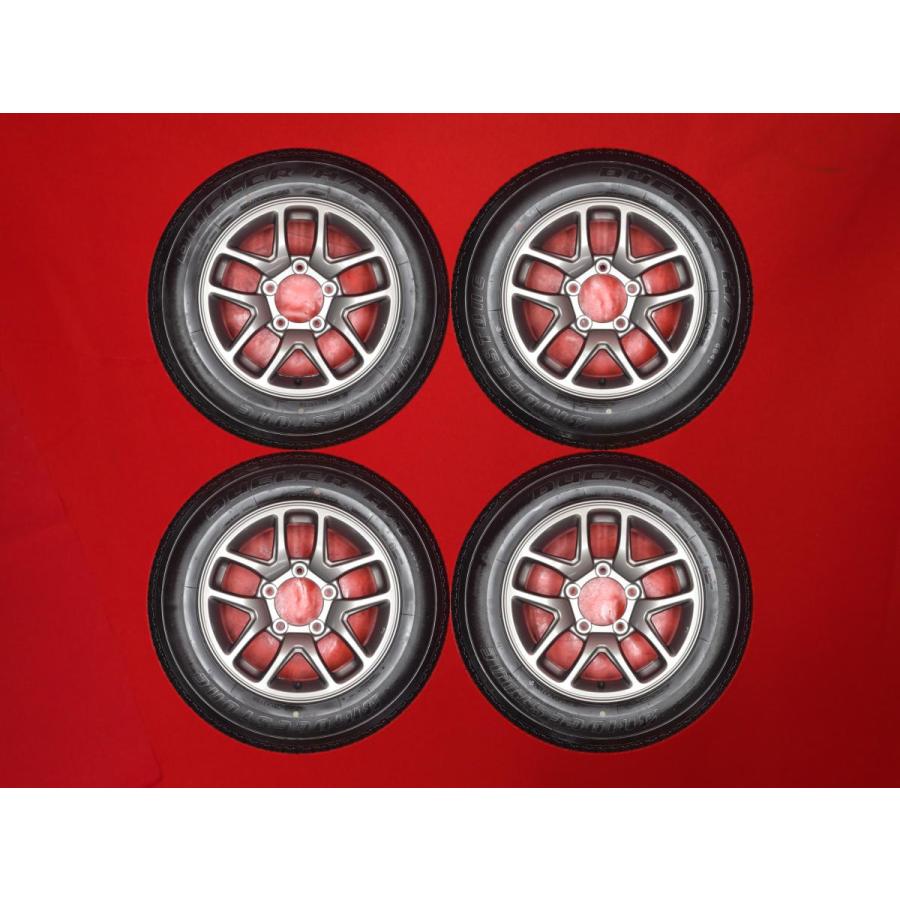 【美品】JB64Wジムニー純正タイヤ 16インチ 4本セット タイヤ付 4本 ジムニー JB64W 純正 5.5J 16インチ PCD139.7 5穴 +22