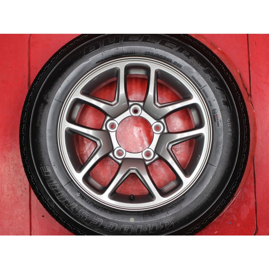 タイヤ付 4本 ジムニー JB64W 純正 5.5J 16インチ PCD139.7 5穴 +22