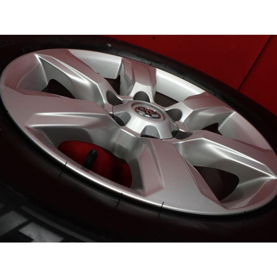 タイヤ付 4本 ランドクルーザー プラド 150 中期 純正 7.5J 17インチ